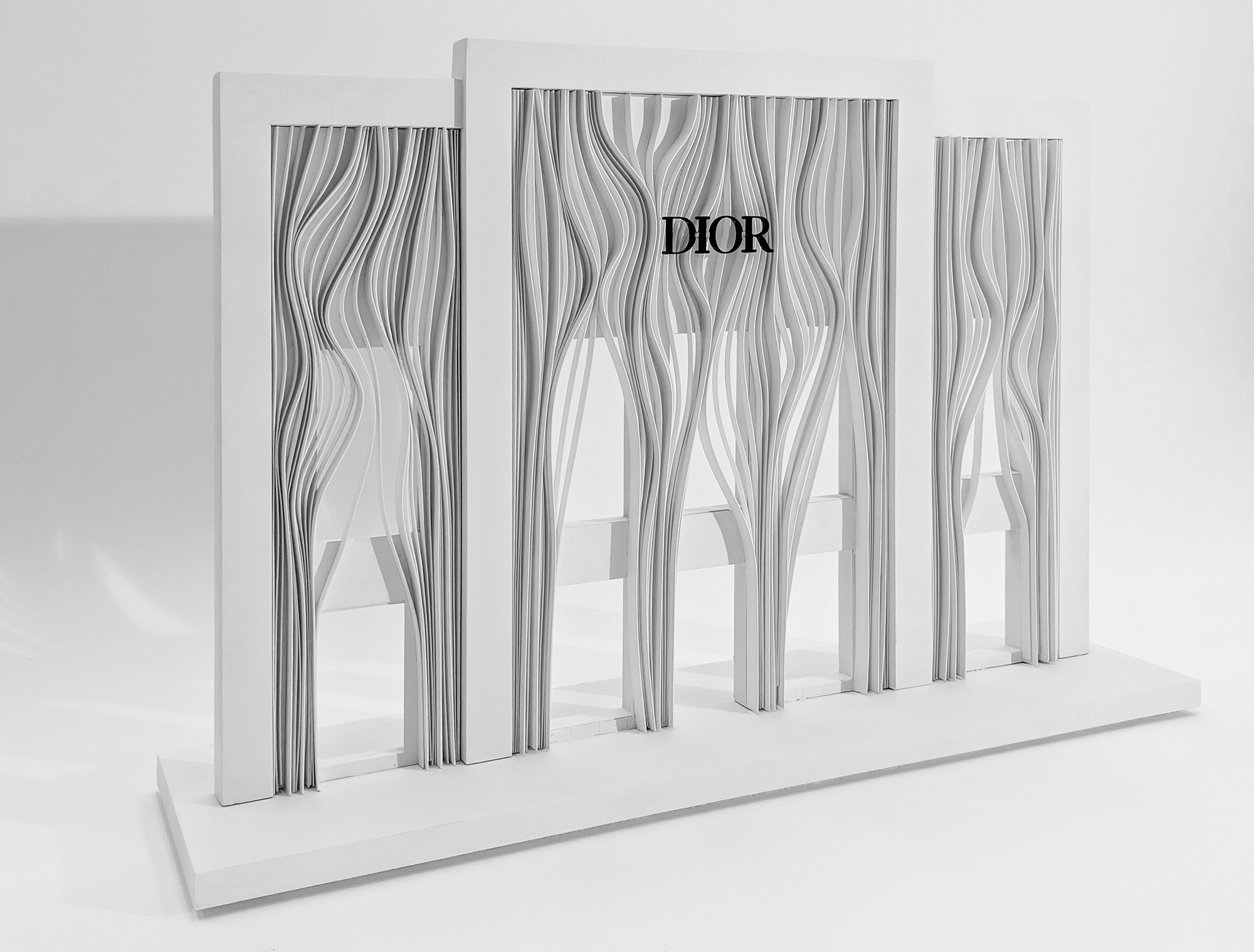 DIOR Main Facade Model Concept 1 To 50 Scale © Aranda Lasch 1